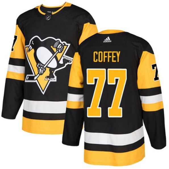 Youth-Pittsburgh-Penguins-Paul-Coffey-NO.77-Authentic-Black-Home
