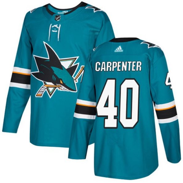 Youth-San-Jose-Sharks-Ryan-Carpenter-NO.40-Authentic-Teal-Green-Home