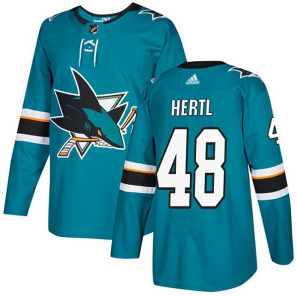 Youth-San-Jose-Sharks-Tomas-Hertl-NO.48-Authentic-Teal-Green-Home
