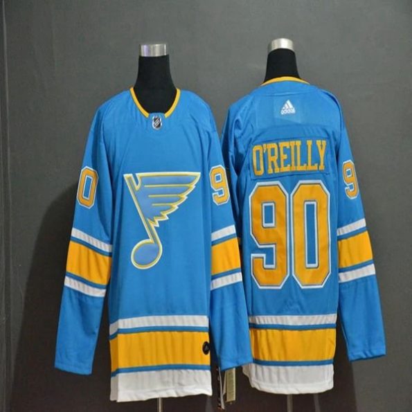 Youth-St.-Louis-Blues-Ryan-OReilly-90-2018-19-Blue-Authentic