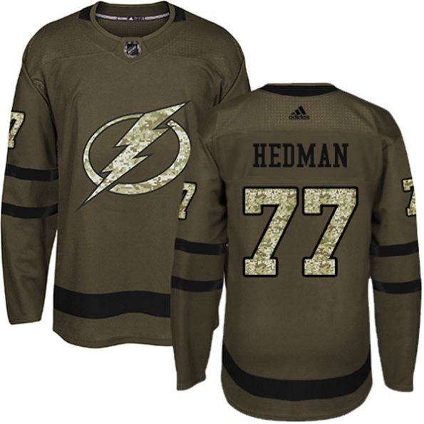 Youth-Tampa-Bay-Lightning-Victor-Hedman-NO.77-Authentic-Green-Salute-to-Service