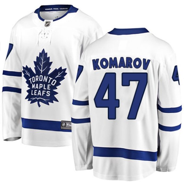 Youth-Toronto-Maple-Leafs-Leo-Komarov-NO.47-Breakaway-White-Fanatics-Branded-Away