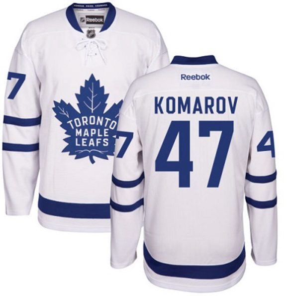 Youth-Toronto-Maple-Leafs-Leo-Komarov-NO.47-Reebok-White-Away