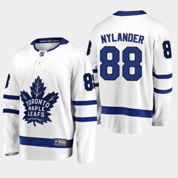 Youth-Toronto-Maple-Leafs-William-Nylander-NO.88-Away-White-Breakaway-Player