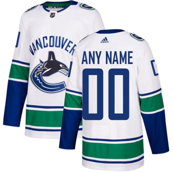 Youth-Vancouver-Canucks-Customized-Away-White-Authentic