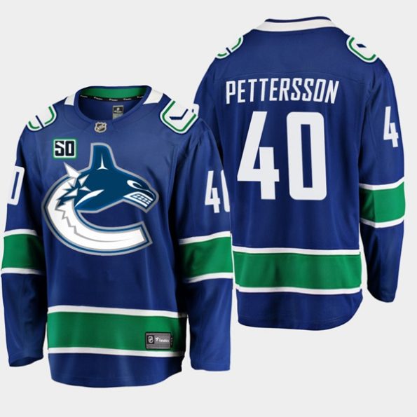 Youth-Vancouver-Canucks-Elias-Pettersson-NO.40-Blue-50th-Anniversary-Home-Player