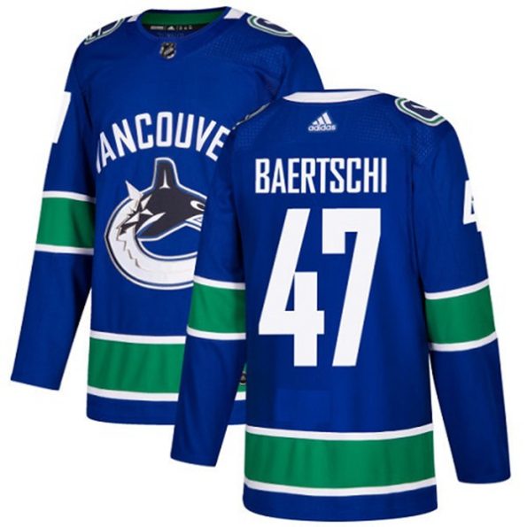 Youth-Vancouver-Canucks-Sven-Baertschi-NO.47-Authentic-Blue-Home