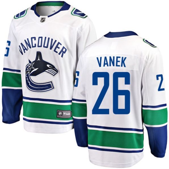 Youth-Vancouver-Canucks-Thomas-Vanek-NO.26-Breakaway-White-Fanatics-Branded-Away