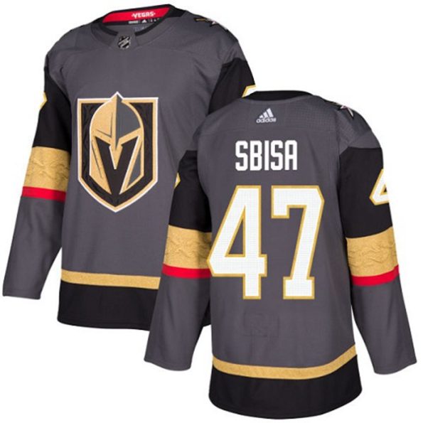 Youth-Vegas-Golden-Knights-Luca-Sbisa-NO.47-Authentic-Gray-Home