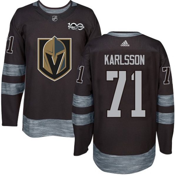 Youth-Vegas-Golden-Knights-William-Karlsson-NO.71-Authentic-Black-1917-2017-100th-Anniversary