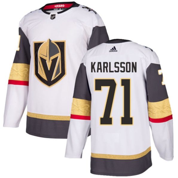 Youth-Vegas-Golden-Knights-William-Karlsson-NO.71-Authentic-White-Away