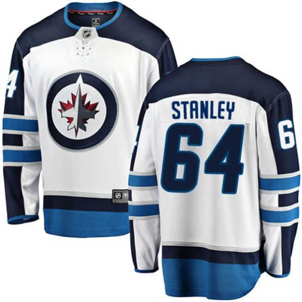 Youth-Winnipeg-Jets-Logan-Stanley-NO.64-Breakaway-White-Fanatics-Branded-Away