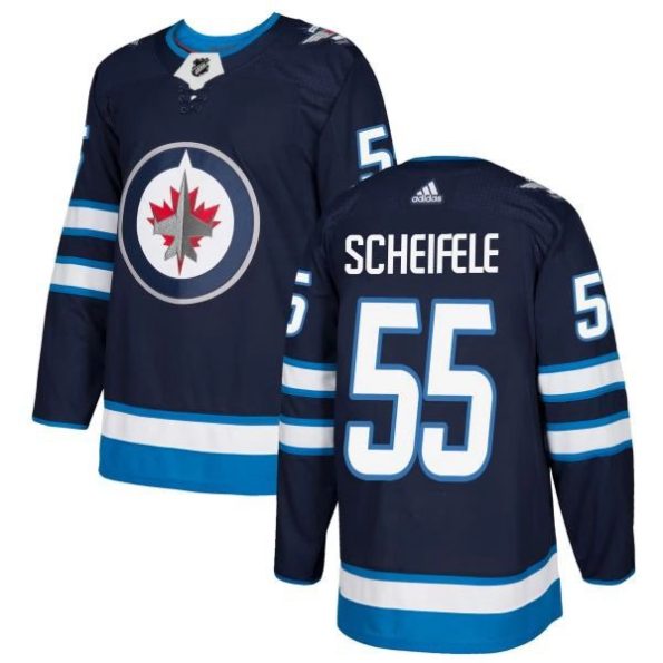 Youth-Winnipeg-Jets-Mark-Scheifele-55-Navy-Authentic
