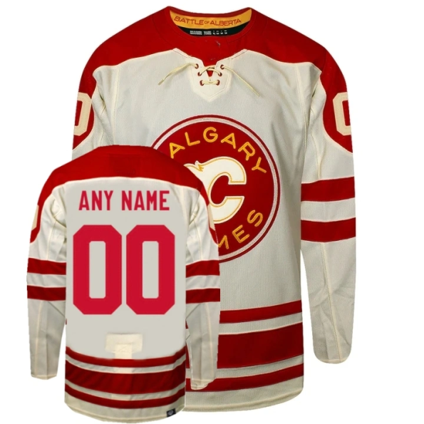 NHL Calgary Flames Tröja Skräddarsydda Heritage Classic 2023